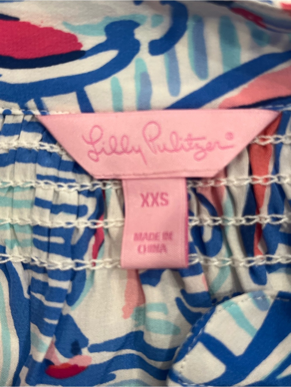 Lily Pulitzer Boat Blouse Top - Picture 3 of 3